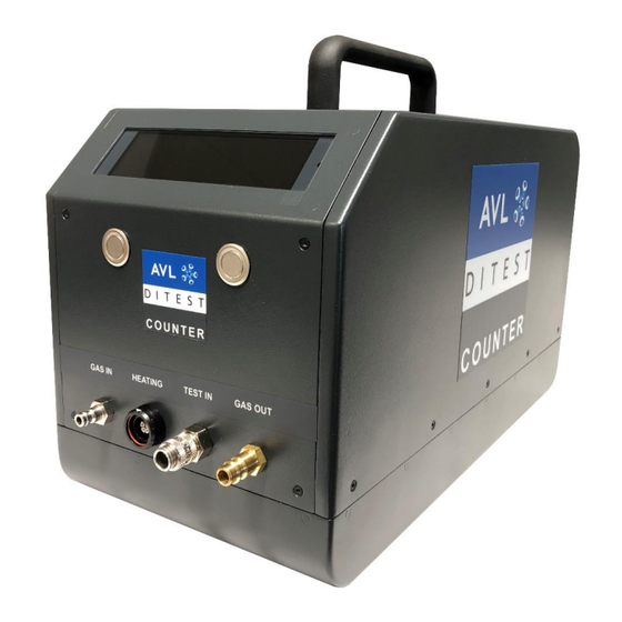avl ditest COUNTER 630 Benutzerhandbuch