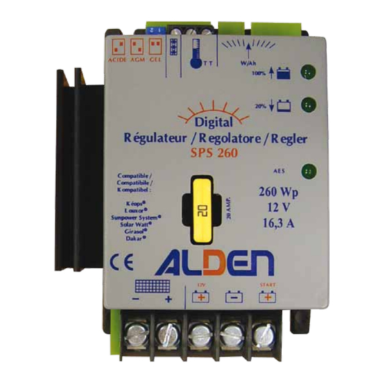 ALDEN SPS 260 AGM Handbuch