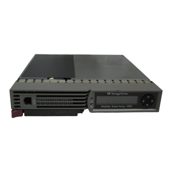 HP MSA1000 Anleitung Zum Austausch