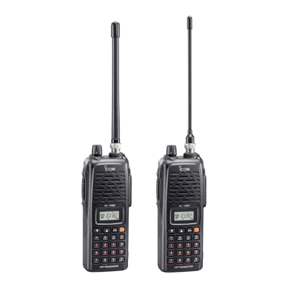 Icom IC-V82 Bedienungsanleitung