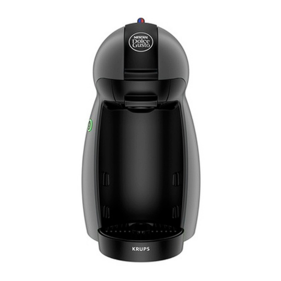 Krups Nescafe Dolce Gusto YY2283FD PICCOLO Bedienungsanleitung