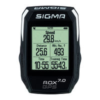 Sigma ROX GPS 7.0 Handbuch