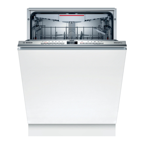 Bosch SHV4HCX48E Gebrauchsanleitung