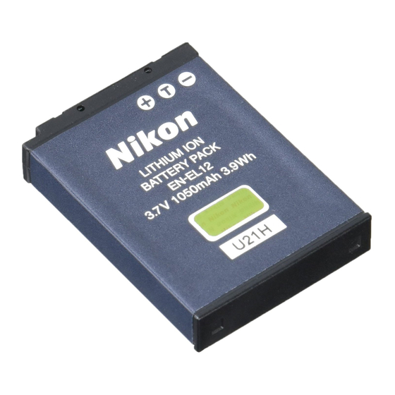 Nikon EN-EL12 Benutzerhandbuch