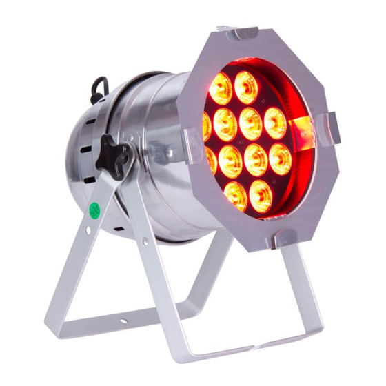 Lightmaxx LED PAR 64 COMPLETE POLISH Bedienungsanleitung