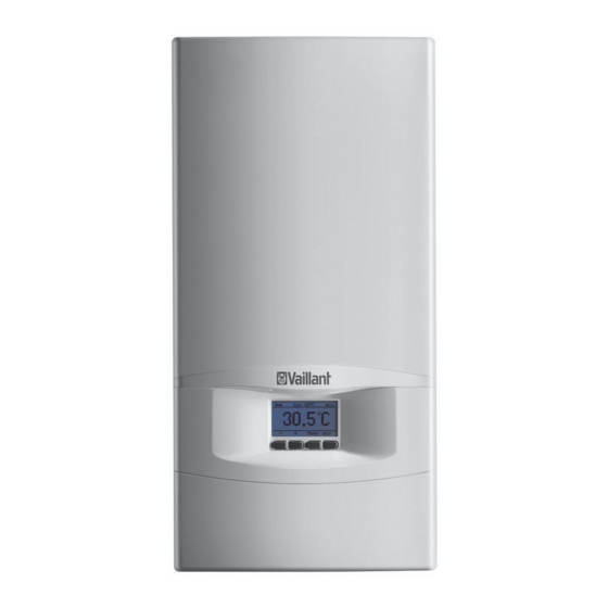Vaillant electronicVED plus Betriebsanleitung