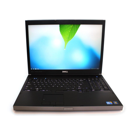 Dell Precision M6500 Servicehandbuch