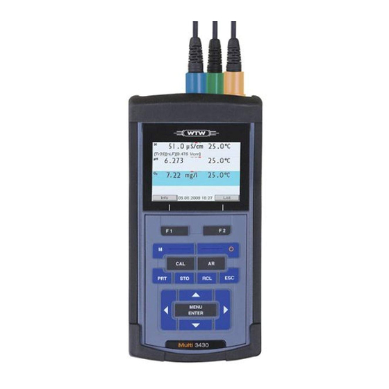 wtw Multi 3430 Bedienungsanleitung
