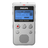 Philips voice tracer DVT1300 Benutzerhandbuch