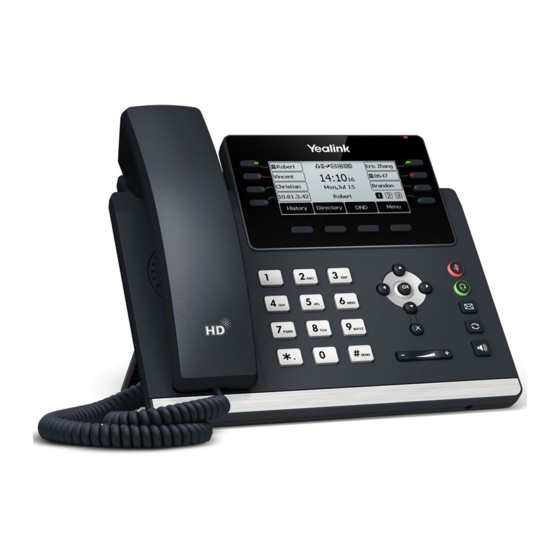 Yealink SIP-T43U Schnellstartanleitung