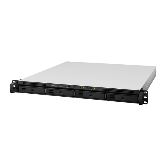 Synology RackStation RS1619xs+ Hardware-Installationsanleitung