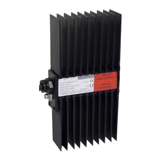 Intertec SL MINITHERM DLA Betriebsanleitung