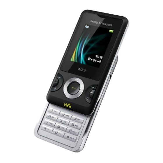 Sony Ericsson W205 Handbücher