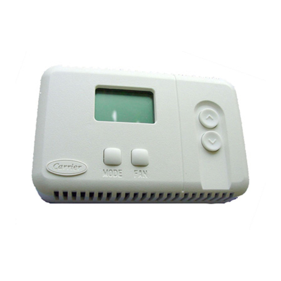 Carrier HDB Room Controller 2 Installationsanweisung