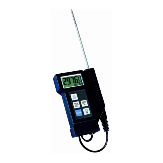 Dostmann Electronic P470 Handbücher