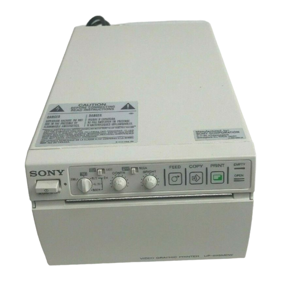 Sony UP-895 Gebrauchsanweisung