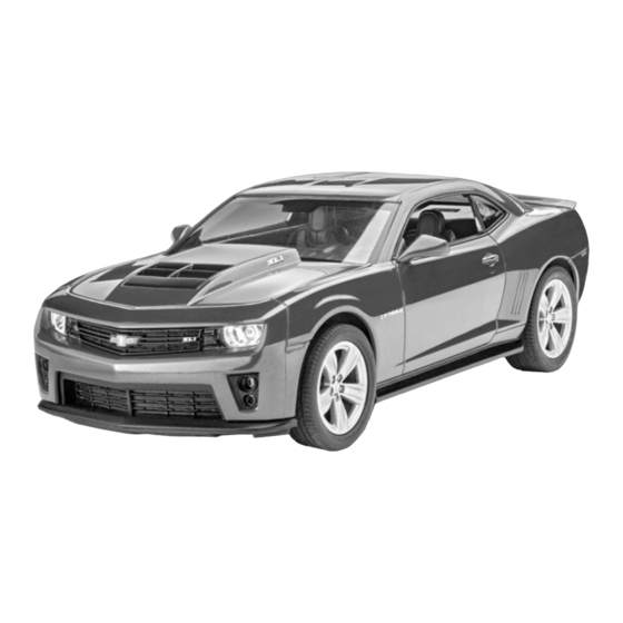 REVELL 2013 Camaro ZL 1 Handbücher