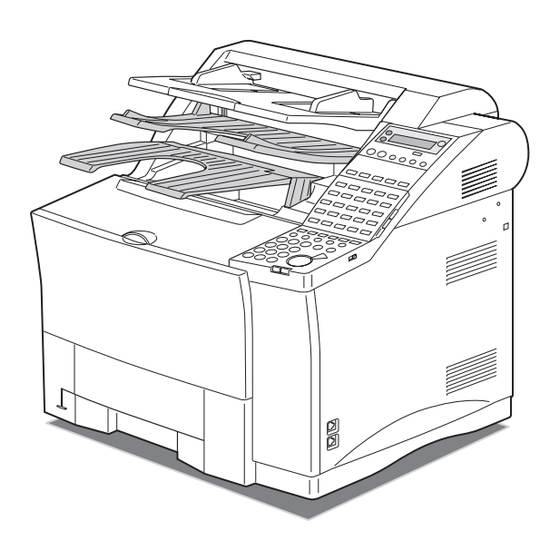 Canon FAX-L1000 Bedienungsanleitung