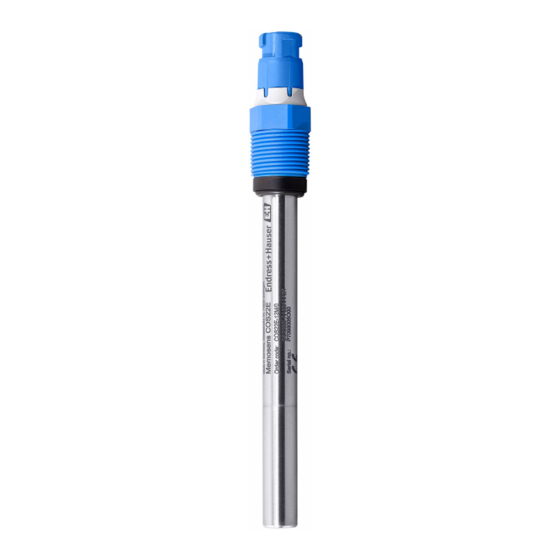 Endress+Hauser Memosens COS22E Kurzanleitung