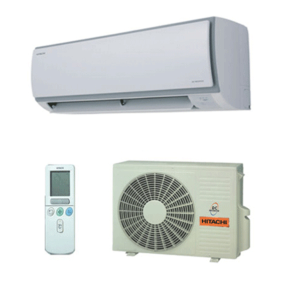 Hitachi RAS-18FH6 Installationsanleitung