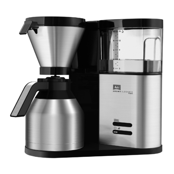 Melitta AromaElegance Therm Gebrauchsanleitung