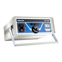Wohler DP 700 Bedienungsanleitung
