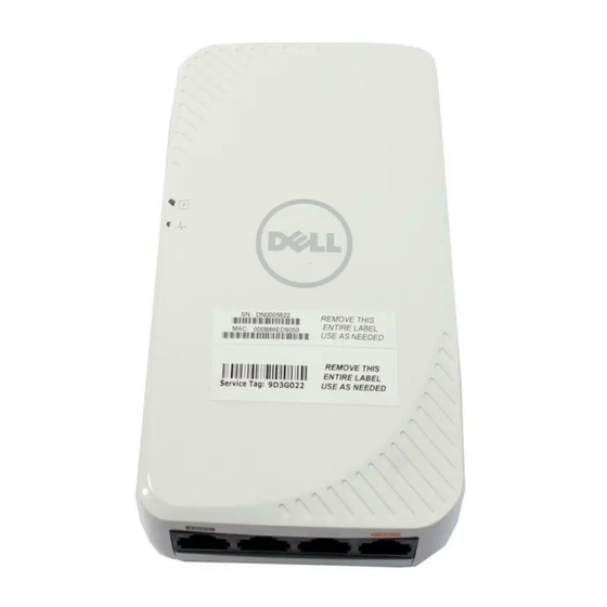 Dell Networking W-AP205H Installationsanleitung