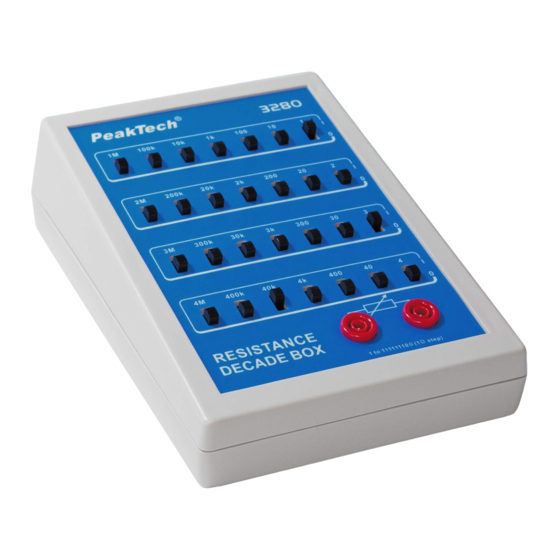 PeakTech 3280 Bedienungsanleitung