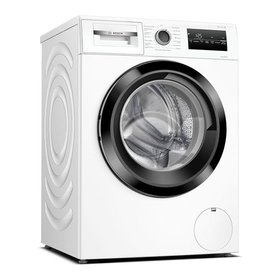 Bosch WAN28127 Gebrauchs- Und Montageanleitung