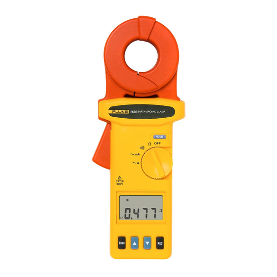 Fluke 1630 Bedienungs Und Installationsanleitung Handbuch