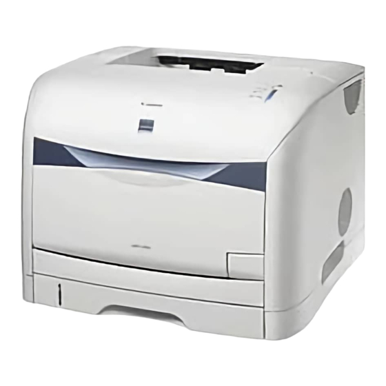 Canon Laser Shot LBP5200 Anwenderhandbuch