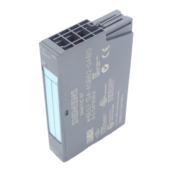 Siemens 6ES7134-4GB62-0AB0 Handbuch