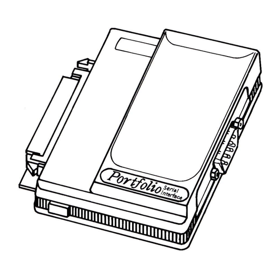 Atari Portfolio Bedienungsanleitung