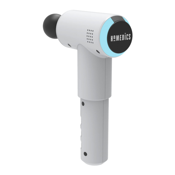 HoMedics PHUSIO MASSAGE GUN Bedienungsanleitung