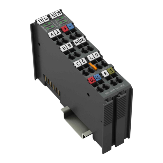 WAGO 750-637/040-000 Handbuch