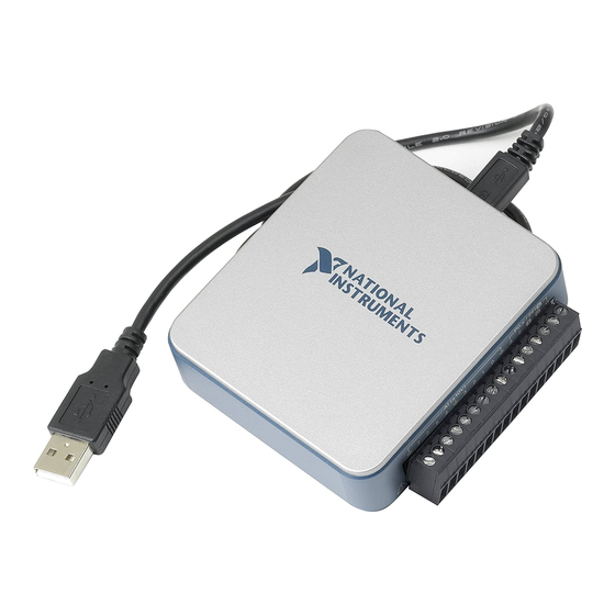 National Instruments NI USB-6000 Kurzanleitung