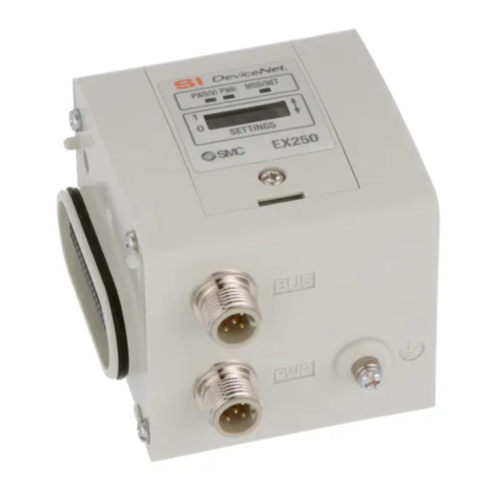 SMC ex250-sdn1 Bedienungsanleitung