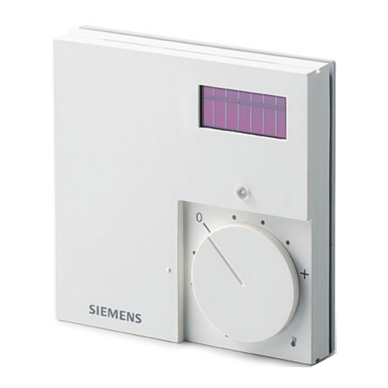 Siemens QAX95.1 Bedienungsanleitung