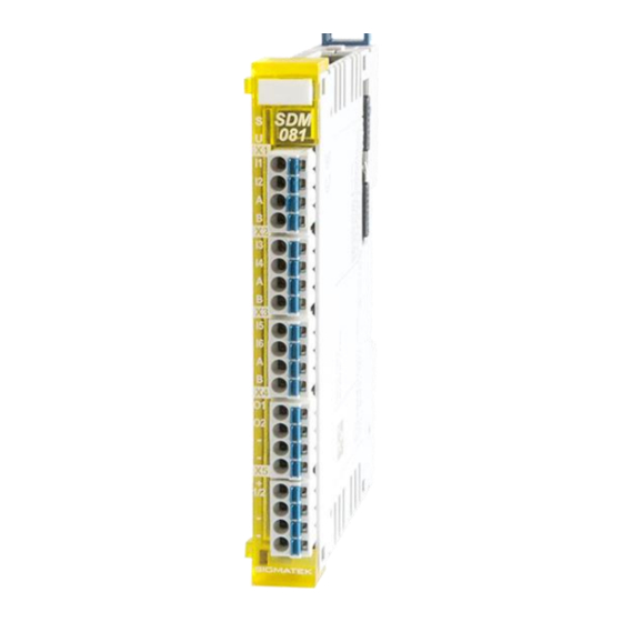 SIGMATEK SDM 081 Betriebsanleitung