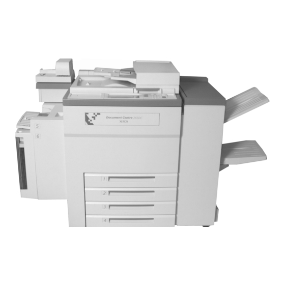 Xerox Document Centre 490 Referenzhandbuch