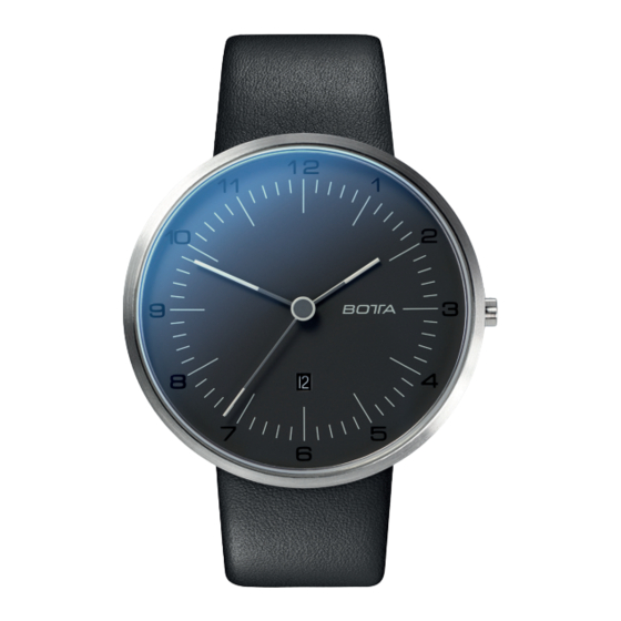 BOTTA design TRES Einstellanleitung