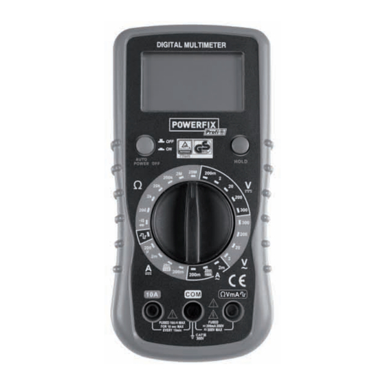 Powerfix Profi PDM 300 B1 Bedienungsanleitung Und Sicherheitshinweise