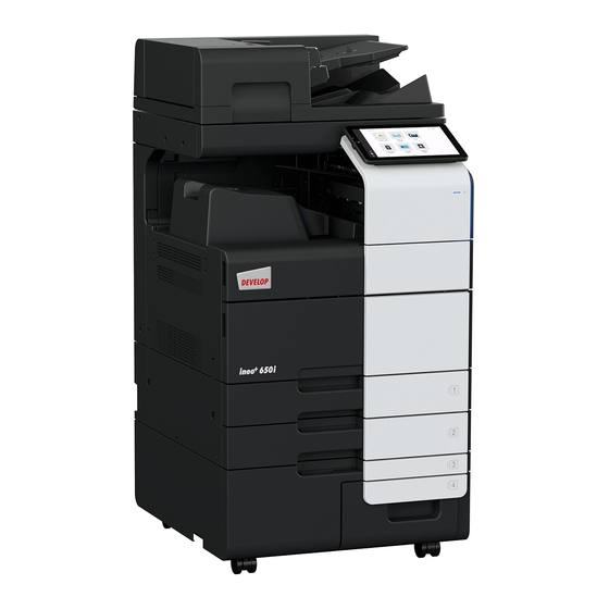 Develop ineo+ 650i Kurzanleitung
