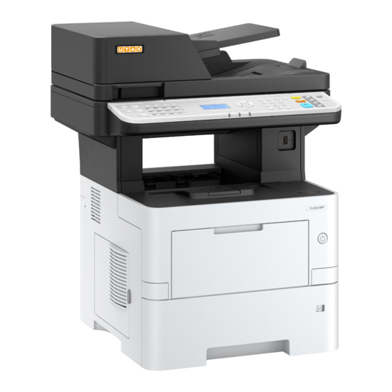 Utax P-4539 MFP Bedienungsanleitung
