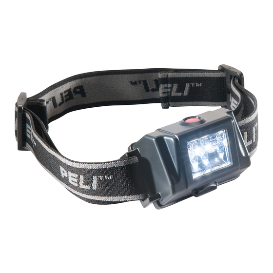 PELI HeadsUp Lite 2610 Zone 1 Kurzanleitung