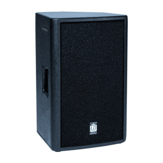 LD Systems Eminence LDE122 Kurzanleitung