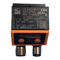 IFM Electronic efector800 VE1002 Montageanleitung