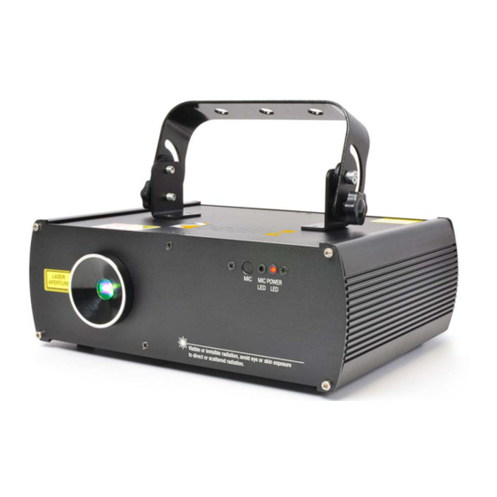 Beamz LS3DRGB Laser RGB 3D Bedienungsanleitung