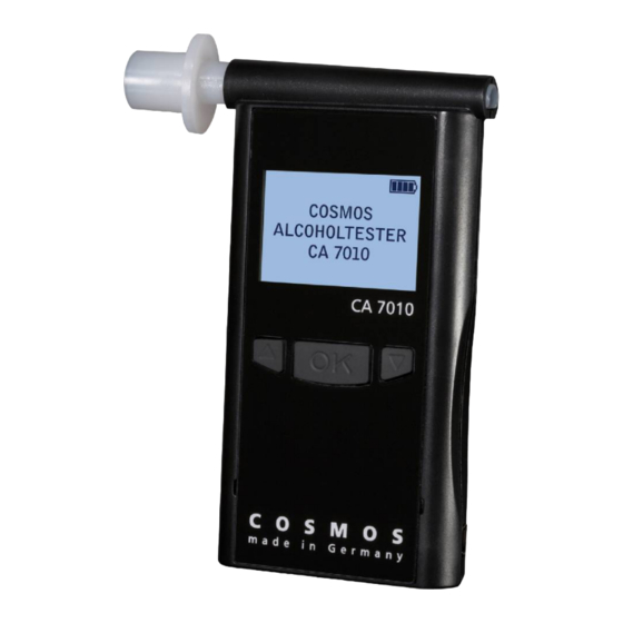 Cosmos Alkoholtester CA 7010 Gebrauchsanleitung