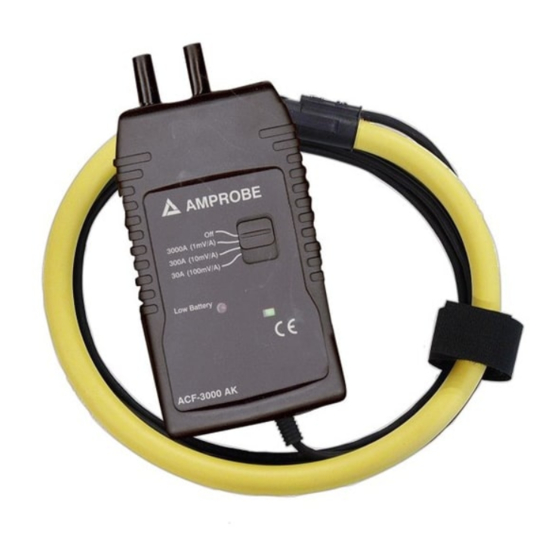 Amprobe ACF3000 AK Bedienungshandbuch